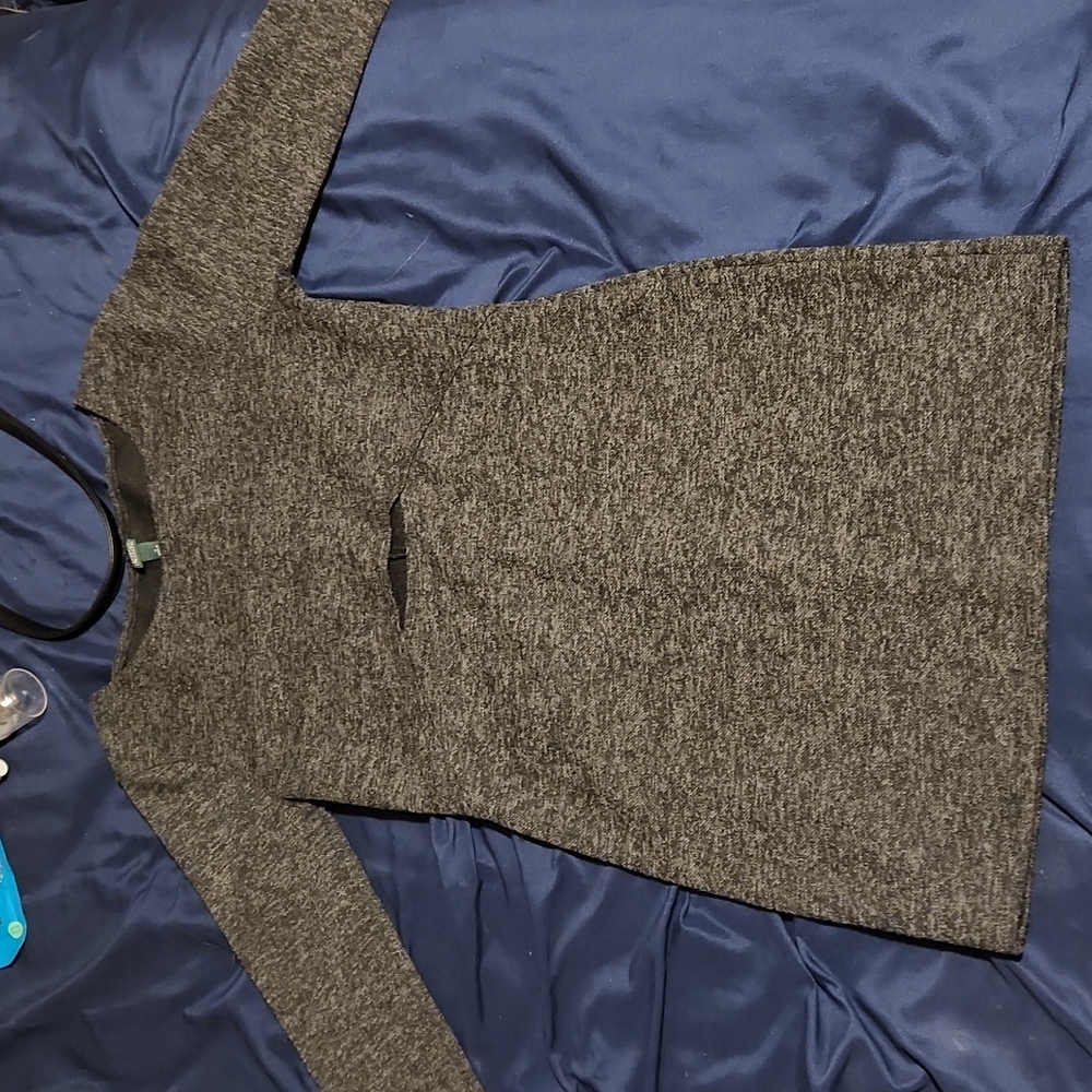 This dress is really soft and comfortable it's dark Grey